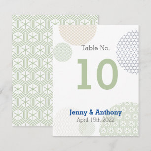 Modern Japanese Paper Pattern Card