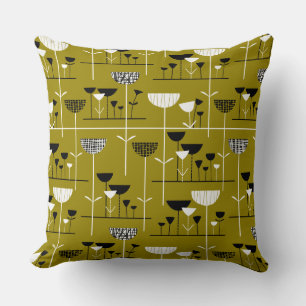 Modern Jazz - Gold Brown 988501 Cushion