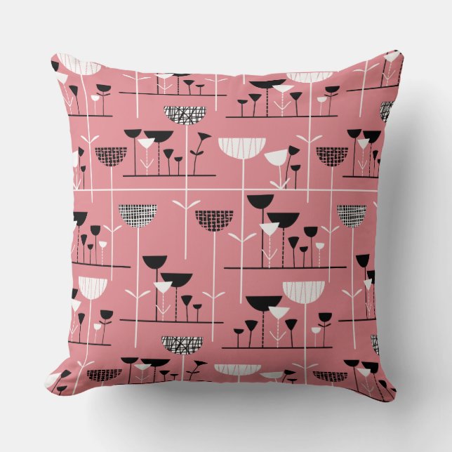 Modern Jazz - Pink e3868f Cushion (Front)