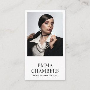 Modern Jewellery Designer Business Card