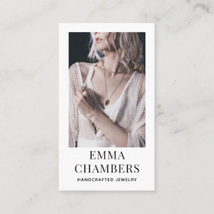 Modern Jewellery Designer Business Card