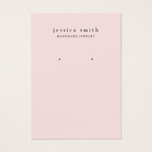 Modern Jewellery Earring Display Card