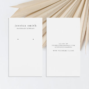 Modern Jewellery Earring Display Card