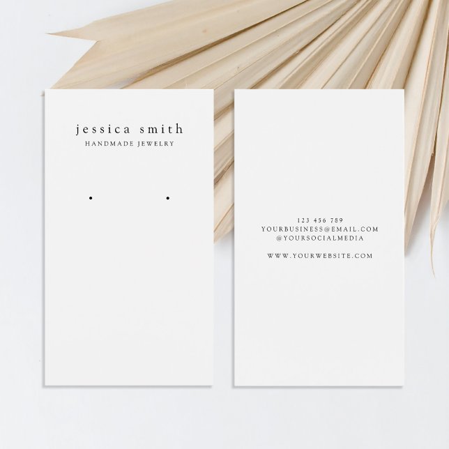 Modern Jewellery Earring Display Card (Creator Uploaded)