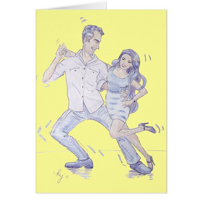 Modern Jive Ceroc Dancers (Front)