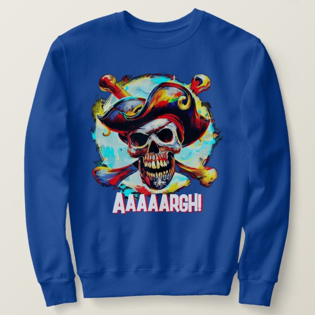 Modern Jolly Roger Sweatshirt (Design Front)