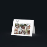 Modern Joyful Christmas Script Folded Five-Photo Holiday Card<br><div class="desc">This modern joyful Christmas script folded five-photo holiday card is perfect for your minimalist shabby chic boho black and white holiday greeting. The minimal whimsical handwritten calligraphy is delicate and rustic while staying classy and elegant. The design reflects a simple all-white winter day and evokes memories of a more simplistic...</div>