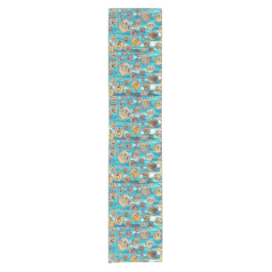 Modern Joyful Matzah Short Table Runner