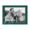 Modern Joyful Script Green Holiday Photo