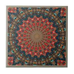 Modern  kaleidoscope Ceramic Tile