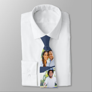 Modern Keepsake Multi Photo Custom Pictures Tie
