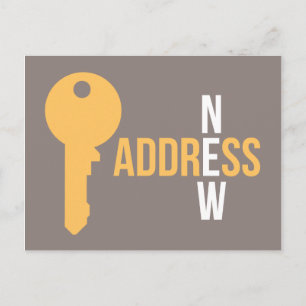 Modern Key Moving Postcards