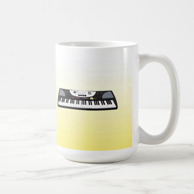 Modern Keyboard Synth: 3D Model: Coffee Mug (Right)
