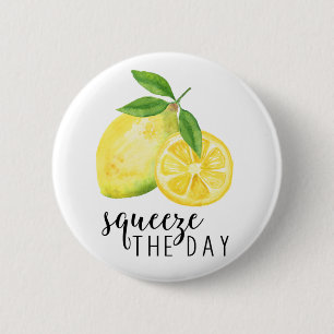 MODERN KITCHEN LEMON PUN 6 CM ROUND BADGE