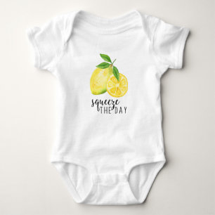 MODERN KITCHEN LEMON PUN BABY BODYSUIT