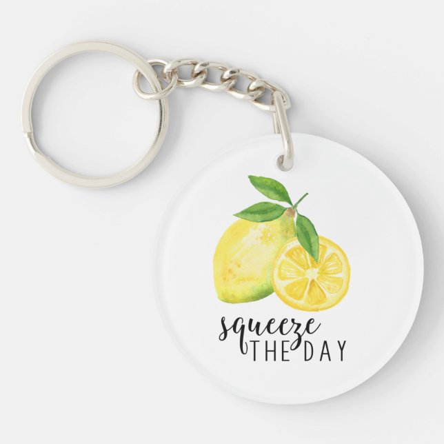 MODERN KITCHEN LEMON PUN KEY RING (Front)