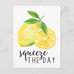 MODERN KITCHEN LEMON PUN POSTCARD
