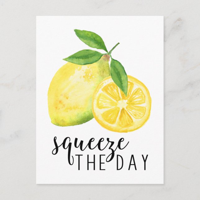 MODERN KITCHEN LEMON PUN POSTCARD (Front)