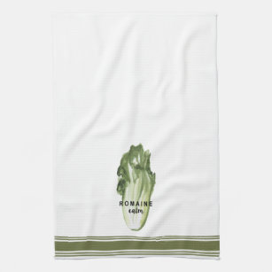 Modern kitchen lettuce pun towel