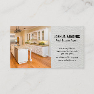 Modern Kitchen   Real Estate Business Card