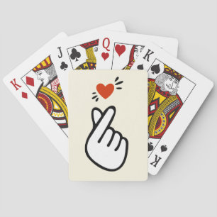 Modern Korean Love Symbol Playing Cards