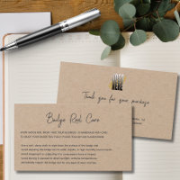 Modern Kraft Paper Logo Badge Reel Care