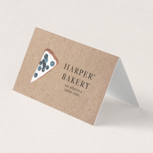 Modern Kraft Sweets Bakery Professional Business Business Card