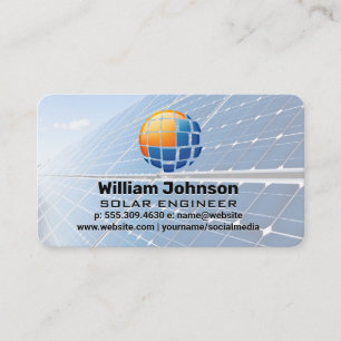 Modern l Tech Engineer Energy AI Business Card