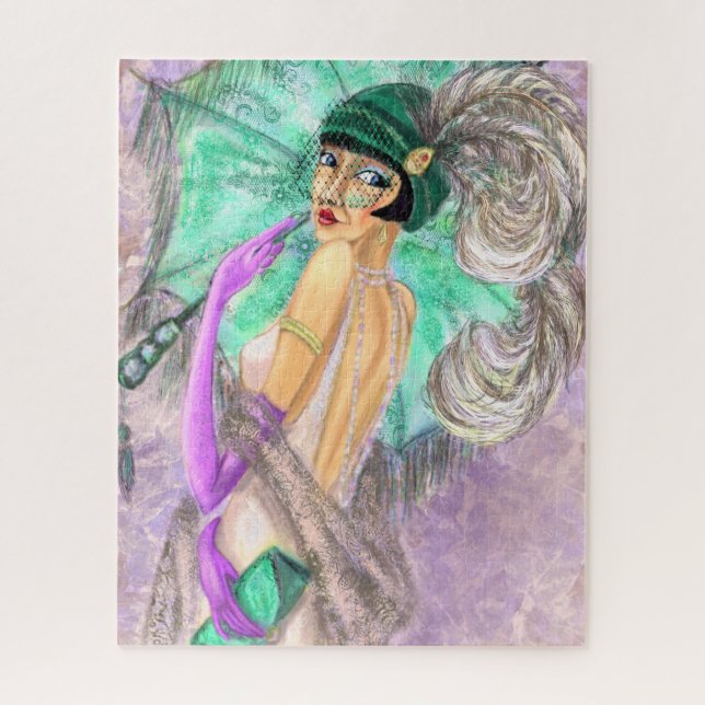 Modern Lady Jigsaw Puzzle (Vertical)