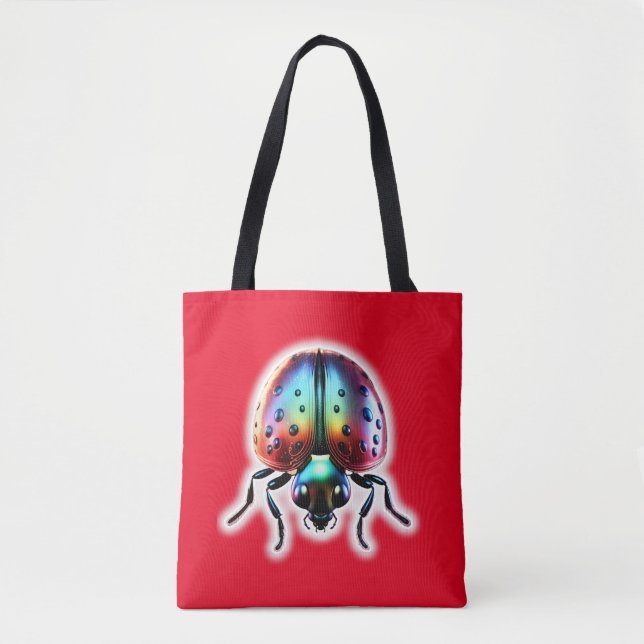 Modern Ladybug  Tote Bag (Front)