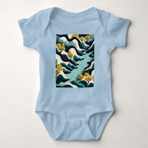 Modern Landscape Baby Bodysuit