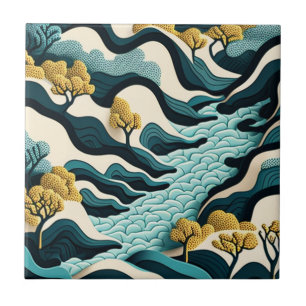 Modern Landscape Ceramic Tile
