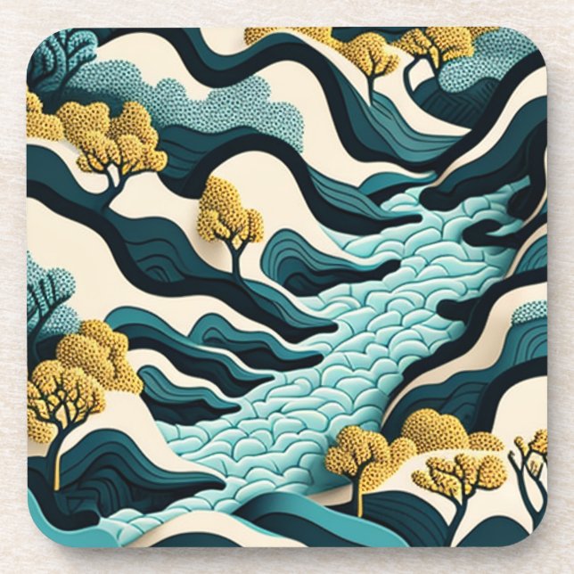 Modern Landscape Coaster (Front)