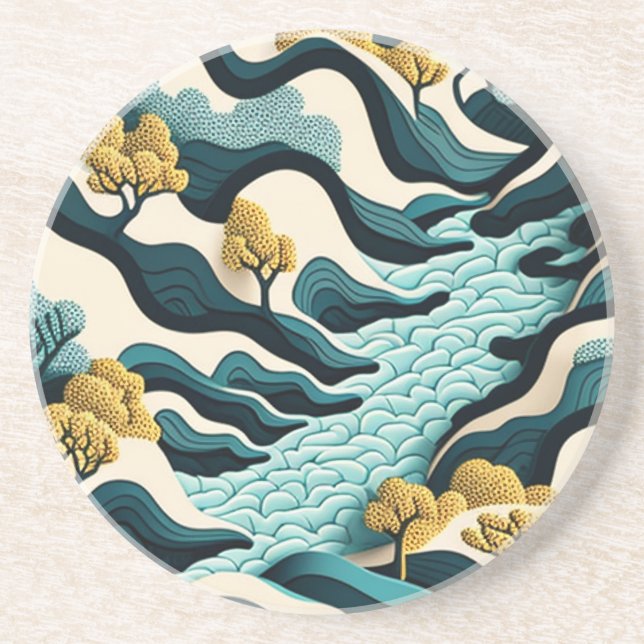 Modern Landscape Coaster (Front)