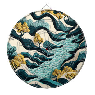 Modern Landscape Dartboard