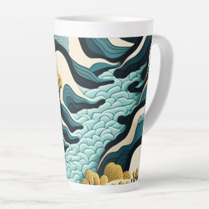 Modern Landscape Latte Mug