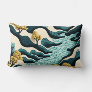 Modern Landscape Lumbar Cushion