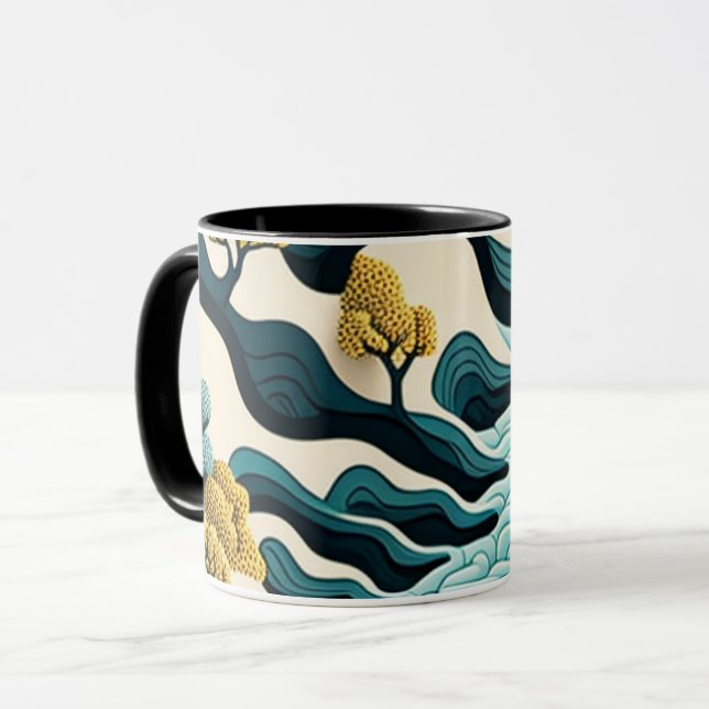 Modern Landscape Mug (Front Left)