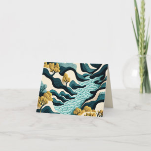 Modern Landscape Note Card