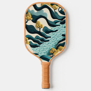 Modern Landscape Pickleball Paddle