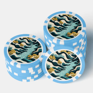 Modern Landscape Poker Chips