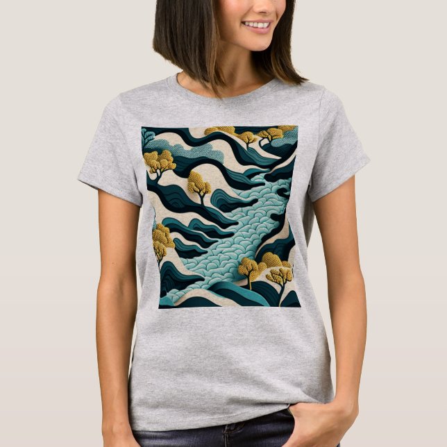 Modern Landscape T-Shirt (Front)