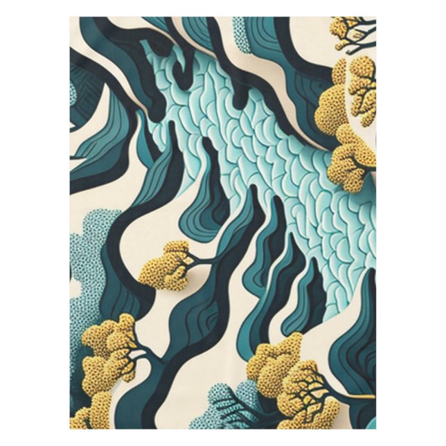 Modern Landscape Tablecloth (Front)