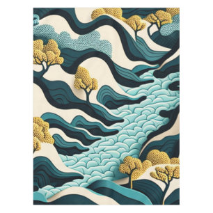 Modern Landscape Tablecloth