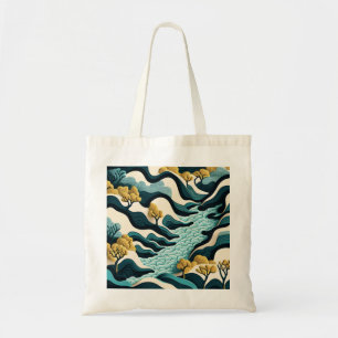Modern Landscape Tote Bag