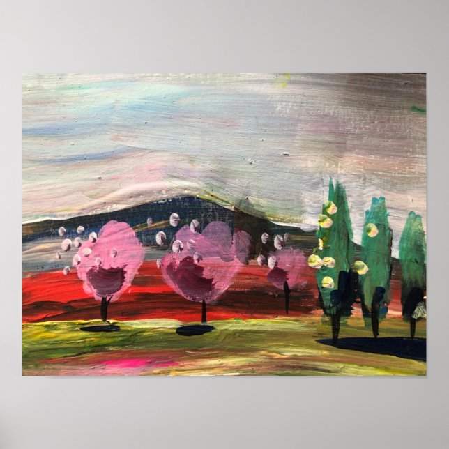 Modern landskape  poster (Front)