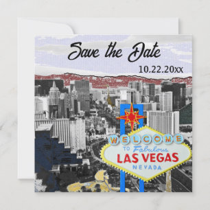 Modern Las Vegas Save the Date