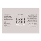 Modern Lash Bath Foam Cleanser Bottle Ingredients