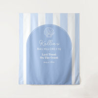 Modern Last Toast Bachelorette Photo Backdrop