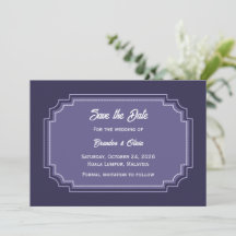 Modern Lavender Dream Elegant Border